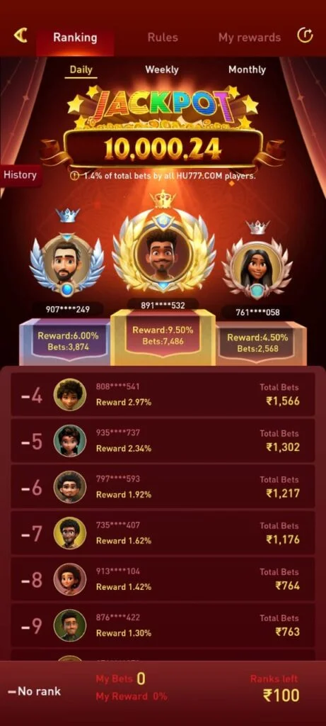 91 game bonus rs.500